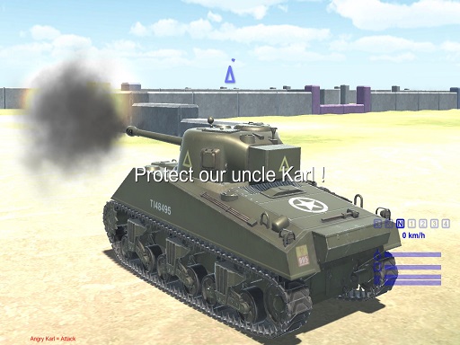 【2020 Realistic Tank Battle Simulation】ゲームをプレイする