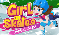 アジリティゲーム【Girl on Skates Paper Blaze】ゲームのサムネイル画像