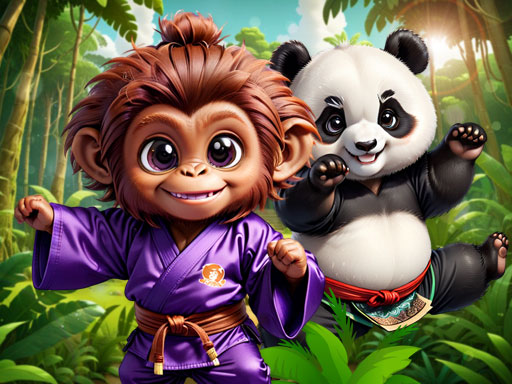 【Kung-Fu Little Animals】ゲームをプレイする