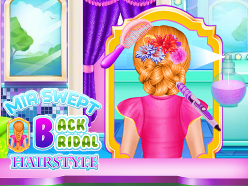 【Mia Swept-Back Bridal Hairstyle】ゲームをプレイする