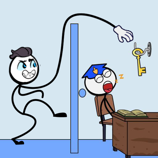 Play Stickman Troll- Thief Puzzle