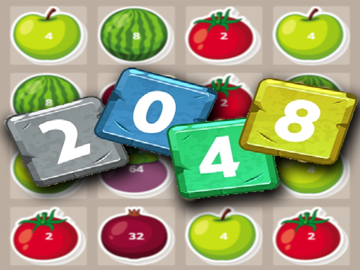 【2048 Fruits】ゲームをプレイする