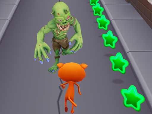 【Angry Cat Run Zombies Alley】ゲームをプレイする
