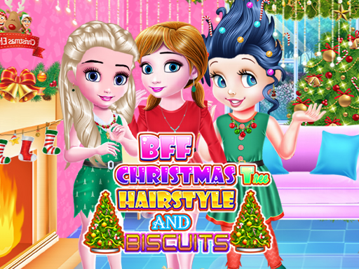 【BFF Christmas Tree Hairstyle And Biscuits】ゲームをプレイする