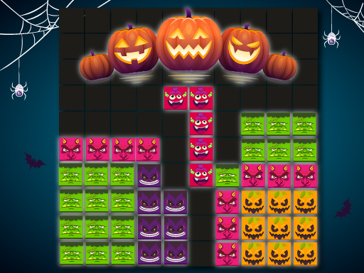 【Blocks Puzzle Halloween】ゲームをプレイする