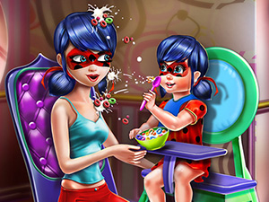 【Dotted Girl Toddler Feed】ゲームをプレイする
