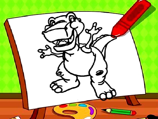 【Easy Kids Coloring Dinosaur】ゲームをプレイする