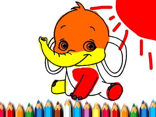 【Elephant Coloring Book】ゲームをプレイする