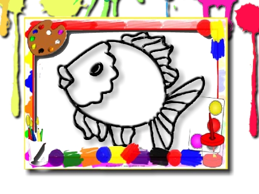 【Fish Coloring Book】ゲームをプレイする