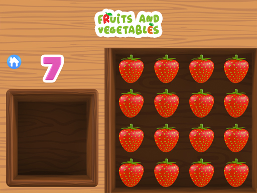教育ゲーム【Fruits and Vegetables】ゲームのサムネイル画像