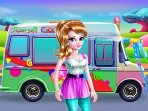 【Girly Ice Cream Truck Car Wash】ゲームをプレイする