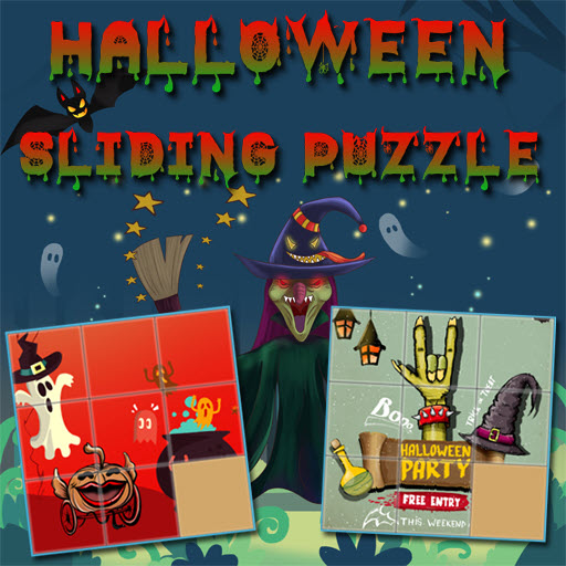 【Halloween Sliding Puzzle】ゲームをプレイする