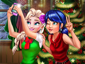 【Ladybug And Elsa Xmas Selfie】ゲームをプレイする