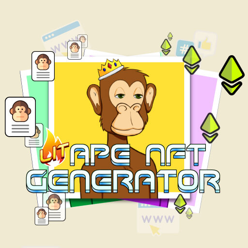 Play Lit Ape NFT Generator Thumbnail
