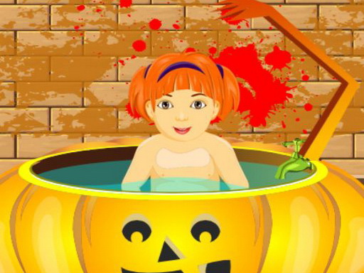 【Little Baby Halloween Bathing】ゲームをプレイする