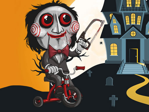 ジグソーパズルゲーム【Scary Faces Jigsaw】ゲームのサムネイル画像