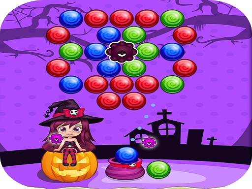 バブルゲーム【Sweet Helloween Bubble Shooter Game】ゲームのサムネイル画像