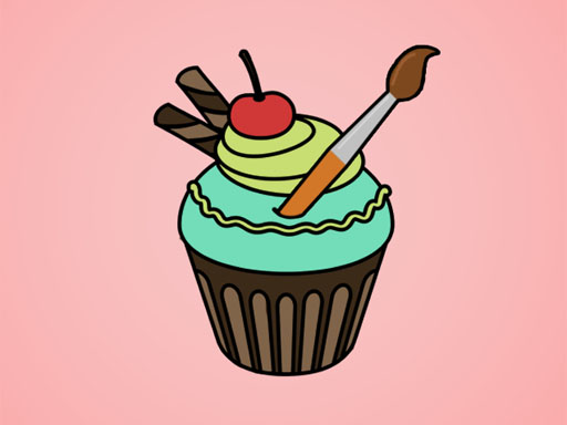 【Yummy Cupcake Coloring】ゲームをプレイする