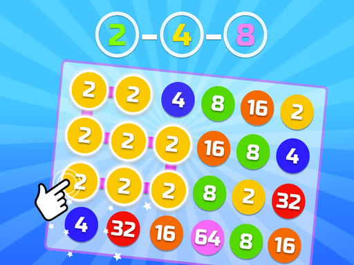 【2 4 8 link identical numbers】ゲームをプレイする