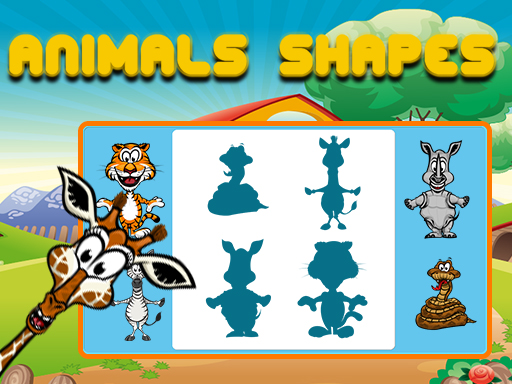 教育ゲーム【Animals Shapes for kids Education】ゲームのサムネイル画像