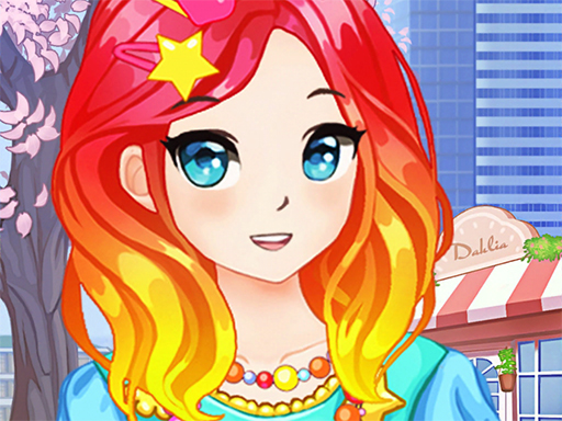 【Anime Kawaii School Girls Dress Up】ゲームをプレイする