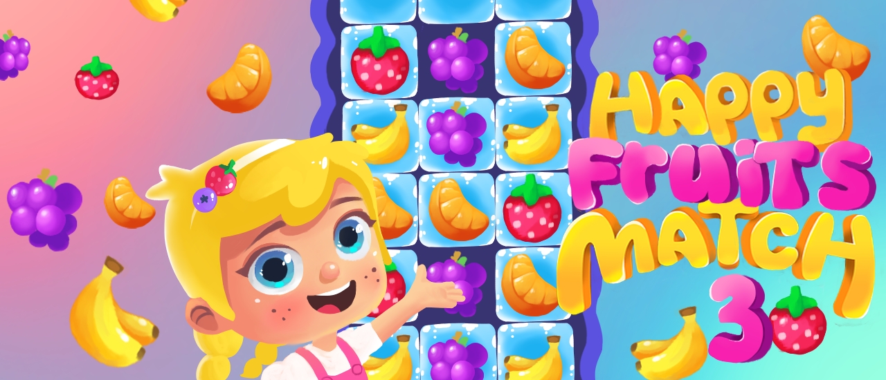 【Happy Fruits Match3】ゲームをプレイする