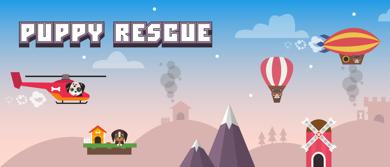 世話ゲーム【Puppy Rescue】ゲームのサムネイル画像