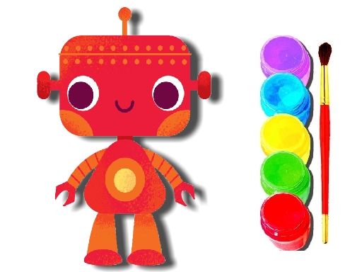 Play BTS Robot Coloring Book Thumbnail