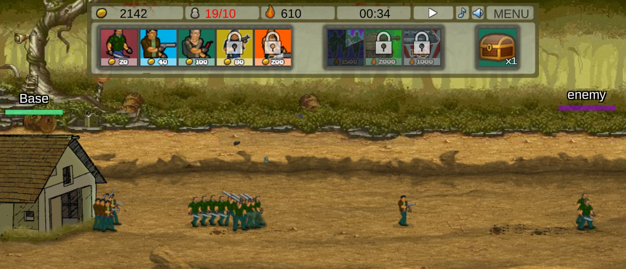 【Base Defense】ゲームをプレイする