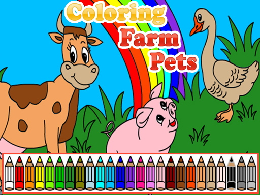 Play Coloring Farm Pets Thumbnail