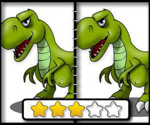 【Dinosaur Spot The Difference】ゲームをプレイする