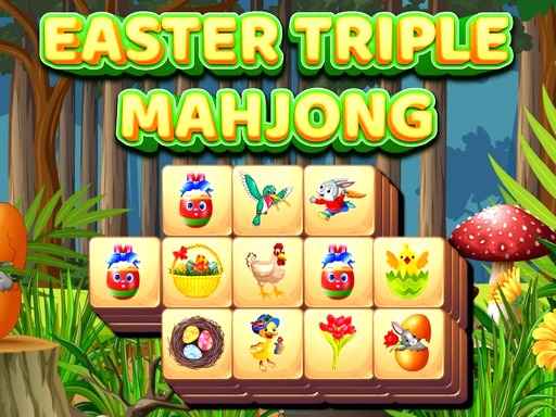 コネクトゲーム【Easter Triple Mahjong】ゲームのサムネイル画像