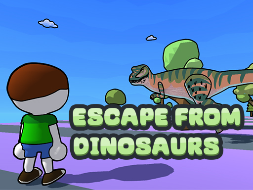Play Escape from dinosaurs Thumbnail