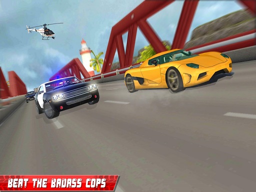 Play Grand Police Car Chase Drive Racing 2020