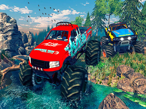 【Monster 4x4 Offroad Jeep Stunt Racing 2019】ゲームをプレイする