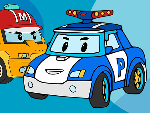 Play Robocar Coloring Book Thumbnail