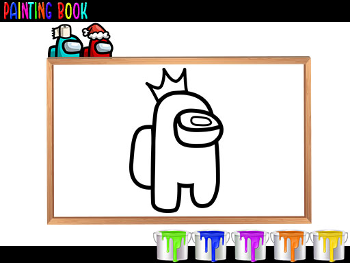 【Among Them Painting Book】ゲームをプレイする