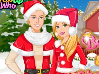Play Barbie and Ken Christmas Thumbnail
