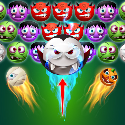 バブルゲーム【Halloween Bubble Shooter】ゲームのサムネイル画像