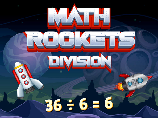 Play Math Rockets Division