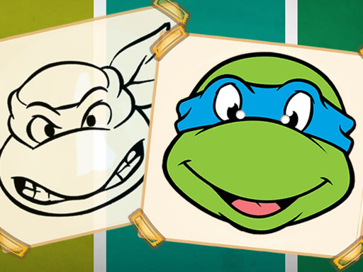 【Ninja Turtles Coloring Book】ゲームをプレイする