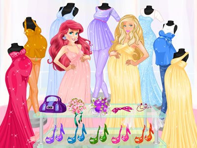 Play Pregnant Princesses Fashion Outfits