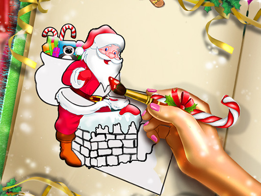 【Santa Christmas Coloring】ゲームをプレイする
