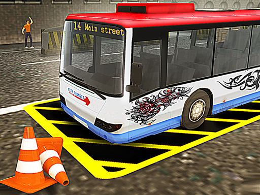 Play Vegas City Highway Bus Parking Simulator