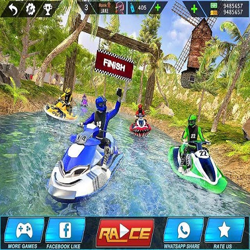 【Water Power Boat Racer 3D】ゲームをプレイする