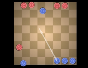 【Angry Checkers】ゲームをプレイする