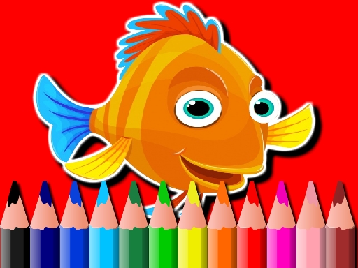 Play BTS Fish Coloring Book Thumbnail