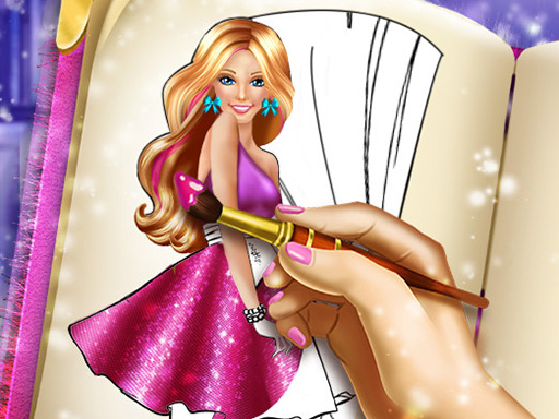 Play Doll Coloring Book Thumbnail