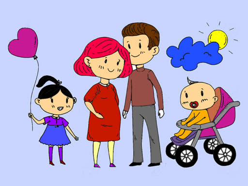 【Happy Family Coloring Book】ゲームをプレイする