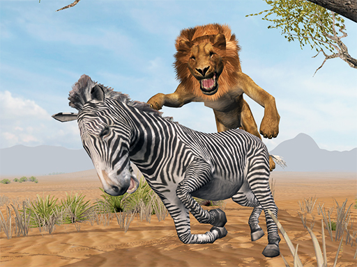 【Lion King Simulator: Wildlife Animal Hunting】ゲームをプレイする